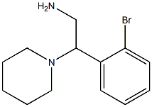 2-(2-bromophenyl)-2-piperidin-1-ylethanamine|