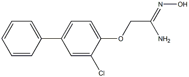 2-(2-chloro-4-phenylphenoxy)-N'-hydroxyethanimidamide