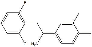 2-(2-chloro-6-fluorophenyl)-1-(3,4-dimethylphenyl)ethan-1-amine