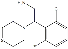 2-(2-chloro-6-fluorophenyl)-2-(thiomorpholin-4-yl)ethan-1-amine