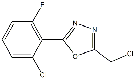 2-(2-chloro-6-fluorophenyl)-5-(chloromethyl)-1,3,4-oxadiazole