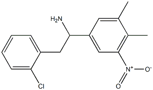 2-(2-chlorophenyl)-1-(3,4-dimethyl-5-nitrophenyl)ethan-1-amine