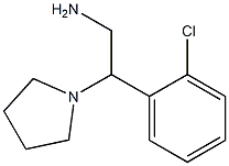 2-(2-chlorophenyl)-2-(pyrrolidin-1-yl)ethan-1-amine|