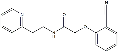  2-(2-cyanophenoxy)-N-(2-pyridin-2-ylethyl)acetamide