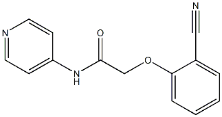 2-(2-cyanophenoxy)-N-pyridin-4-ylacetamide 结构式