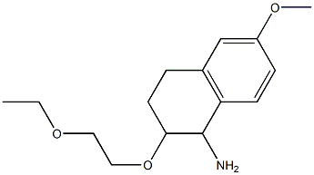 2-(2-ethoxyethoxy)-6-methoxy-1,2,3,4-tetrahydronaphthalen-1-amine|