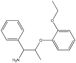 2-(2-ethoxyphenoxy)-1-phenylpropan-1-amine Structure