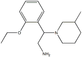 2-(2-ethoxyphenyl)-2-(3-methylpiperidin-1-yl)ethanamine Structure