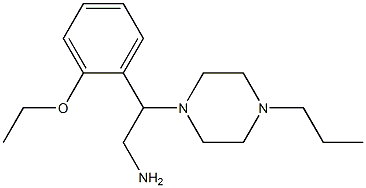 2-(2-ethoxyphenyl)-2-(4-propylpiperazin-1-yl)ethanamine Structure