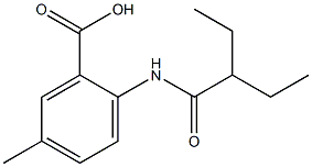  2-(2-ethylbutanamido)-5-methylbenzoic acid