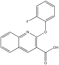 2-(2-fluorophenoxy)quinoline-3-carboxylic acid|