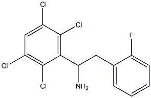  2-(2-fluorophenyl)-1-(2,3,5,6-tetrachlorophenyl)ethan-1-amine