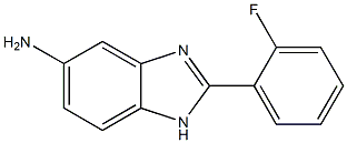2-(2-fluorophenyl)-1H-benzimidazol-5-amine Structure