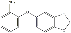 2-(2H-1,3-benzodioxol-5-yloxy)aniline,,结构式