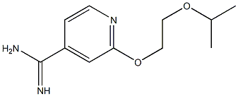 2-(2-isopropoxyethoxy)pyridine-4-carboximidamide Structure