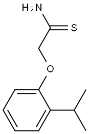 2-(2-isopropylphenoxy)ethanethioamide Structure