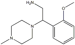 2-(2-methoxyphenyl)-2-(4-methylpiperazin-1-yl)ethanamine Struktur