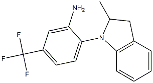 2-(2-methyl-2,3-dihydro-1H-indol-1-yl)-5-(trifluoromethyl)aniline