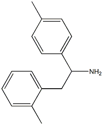 2-(2-methylphenyl)-1-(4-methylphenyl)ethan-1-amine,,结构式