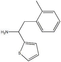 2-(2-methylphenyl)-1-(thiophen-2-yl)ethan-1-amine,,结构式