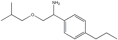 2-(2-methylpropoxy)-1-(4-propylphenyl)ethan-1-amine Structure