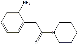 2-(2-oxo-2-piperidin-1-ylethyl)aniline 化学構造式