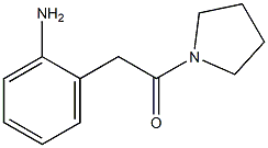 2-(2-oxo-2-pyrrolidin-1-ylethyl)aniline Structure