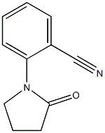 2-(2-oxopyrrolidin-1-yl)benzonitrile Structure