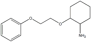 2-(2-phenoxyethoxy)cyclohexan-1-amine 结构式