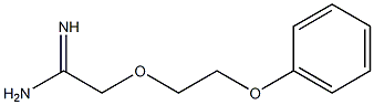 2-(2-phenoxyethoxy)ethanimidamide Struktur