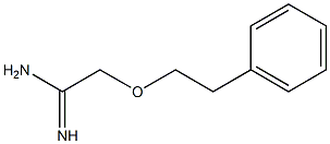 2-(2-phenylethoxy)ethanimidamide,,结构式
