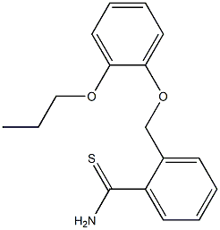 2-(2-propoxyphenoxymethyl)benzene-1-carbothioamide