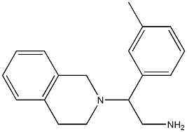 2-(3,4-dihydroisoquinolin-2(1H)-yl)-2-(3-methylphenyl)ethanamine,,结构式