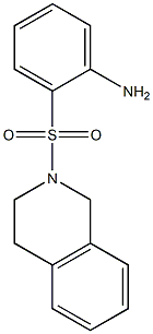 2-(3,4-dihydroisoquinolin-2(1H)-ylsulfonyl)aniline,,结构式