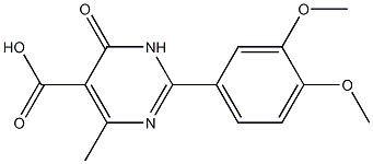 2-(3,4-dimethoxyphenyl)-4-methyl-6-oxo-1,6-dihydropyrimidine-5-carboxylic acid