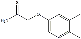 2-(3,4-dimethylphenoxy)ethanethioamide Structure