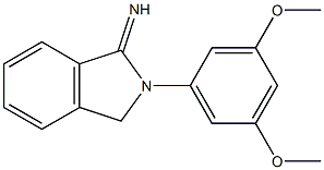 2-(3,5-dimethoxyphenyl)-2,3-dihydro-1H-isoindol-1-imine Struktur
