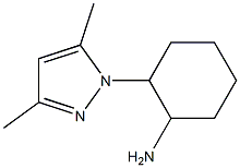 2-(3,5-dimethyl-1H-pyrazol-1-yl)cyclohexan-1-amine Structure