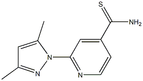 2-(3,5-dimethyl-1H-pyrazol-1-yl)pyridine-4-carbothioamide