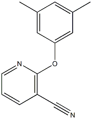 2-(3,5-dimethylphenoxy)nicotinonitrile Structure
