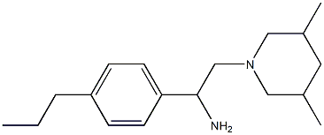 2-(3,5-dimethylpiperidin-1-yl)-1-(4-propylphenyl)ethan-1-amine|