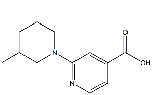 2-(3,5-dimethylpiperidin-1-yl)pyridine-4-carboxylic acid