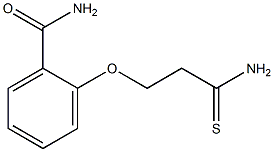 2-(3-amino-3-thioxopropoxy)benzamide,,结构式