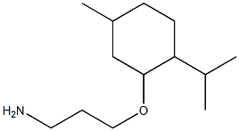 2-(3-aminopropoxy)-4-methyl-1-(propan-2-yl)cyclohexane Structure