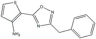  2-(3-benzyl-1,2,4-oxadiazol-5-yl)thiophen-3-amine
