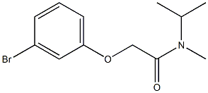 2-(3-bromophenoxy)-N-methyl-N-(propan-2-yl)acetamide|