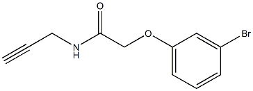 2-(3-bromophenoxy)-N-prop-2-ynylacetamide|