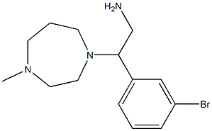 2-(3-bromophenyl)-2-(4-methyl-1,4-diazepan-1-yl)ethan-1-amine|