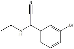 2-(3-bromophenyl)-2-(ethylamino)acetonitrile
