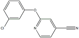  2-(3-chlorophenoxy)isonicotinonitrile
